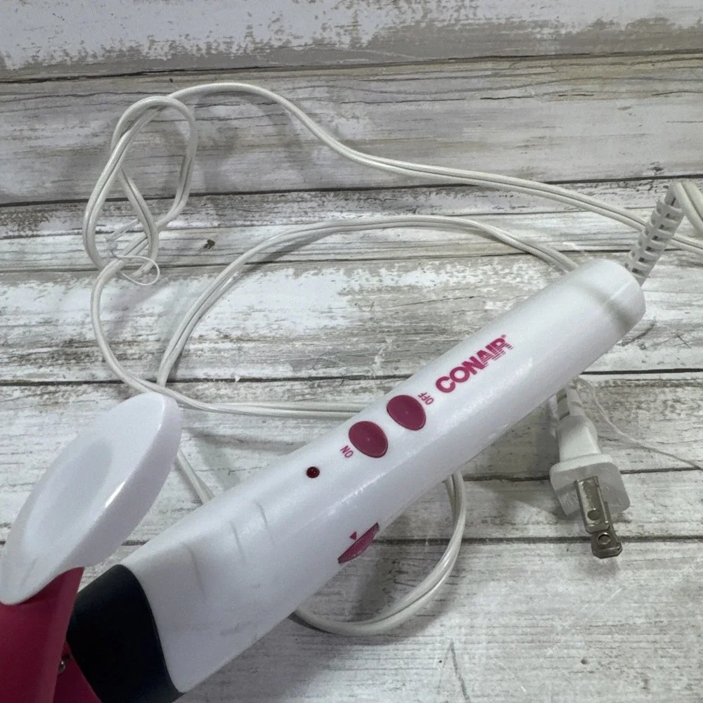 CONAIR BIG CURLS CURLING‎ IRON ON OFF SWITCH INDICATOR LIGHT MODEL CD118P TESTED